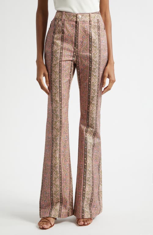 Cinq à Sept Cinq à Sept Pepper Paisley Bootcut Jeans