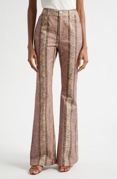 Cinq à Sept Cinq à Sept Pepper Paisley Bootcut Jeans