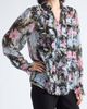 Cinq à Sept Cinq à Sept Phebe Ikat Dahlia Ruffled Top - 5