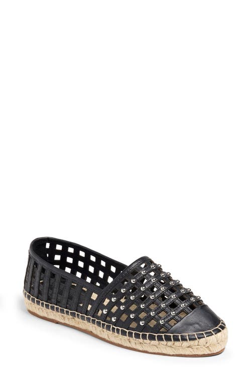 Cinq à Sept Cinq à Sept Rochel Cage Studded Espadrille Cap Toe Flat