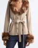 Cinq à Sept Cinq à Sept Sandy Faux Fur Trim Cardigan - 1