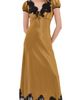 Cinq à Sept Cinq à Sept Sienne Dress Honey Bronze/Black - 1