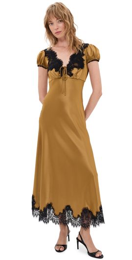 Cinq à Sept Cinq à Sept Sienne Dress Honey Bronze/Black