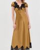 Cinq à Sept Cinq à Sept Sienne Dress Honey Bronze/Black - 2
