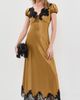 Cinq à Sept Cinq à Sept Sienne Dress Honey Bronze/Black - 5