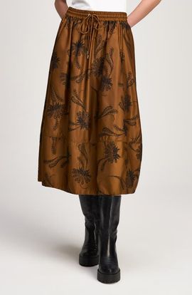 Cinq à Sept Cinq à Sept Sirani Embroidered Paisley Floral Skirt
