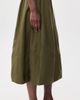 Cinq à Sept Cinq à Sept Sirani Nylon Skirt Dark Olive - 4