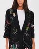 Cinq à Sept Cinq à Sept Starry Scribbles Kelsa Blazer Black/Multi - 2