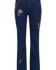 Cinq à Sept Cinq à Sept Stevie Rhinestone Rose Straight Leg Jeans - 3