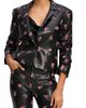 Cinq à Sept Cinq à Sept Tossed Roses Le Petit Faux Leather Blazer - 1
