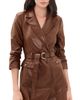 Cinq à Sept Cinq à Sept Vegan Leather Jenessa Dress Espresso - 1