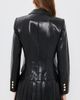 Cinq à Sept Cinq à Sept Vegan Leather Saule Dress Black - 3
