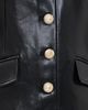 Cinq à Sept Cinq à Sept Vegan Leather Saule Dress Black - 6