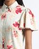 Cinq à Sept Cinq à Sept Wilted Poppy Flutter Sleeve Shirt - 4
