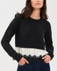 Cinq à Sept Cinq à Sept Zyla Pullover Black/Ivory/Black - 2