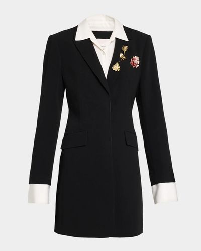 Cinq à Sept Indra Embellished Blazer Mini Dress
