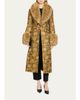 Cinq à Sept Ivella Floral Jacquard Fur-Trim Coat - 2