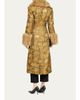 Cinq à Sept Ivella Floral Jacquard Fur-Trim Coat - 3