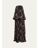 Cinq à Sept Love Letter Floral Strapless Maxi Dress - 1