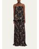 Cinq à Sept Love Letter Floral Strapless Maxi Dress - 2