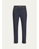 Cinq à Sept Maggie Button-Embellished Bootcut Jeans - 1