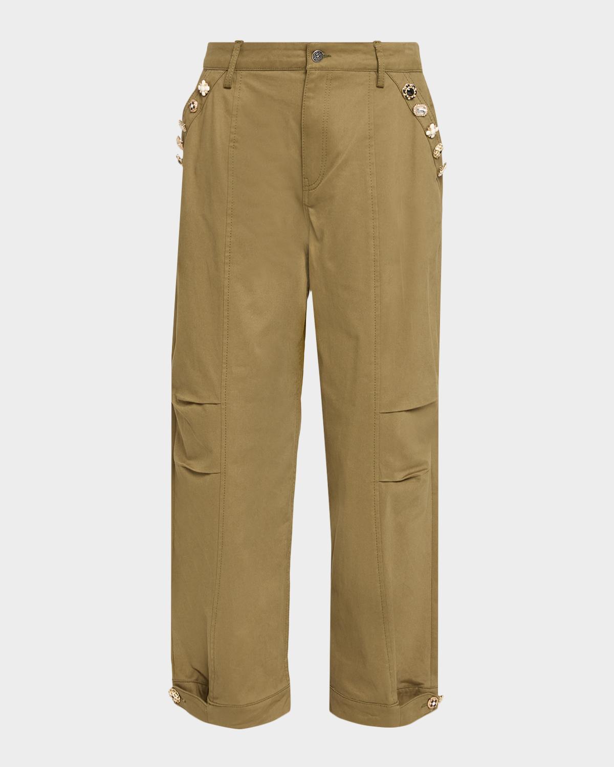 Cinq à Sept Mixed Buttons Agnes Pants