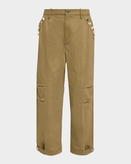 Cinq à Sept Mixed Buttons Agnes Pants