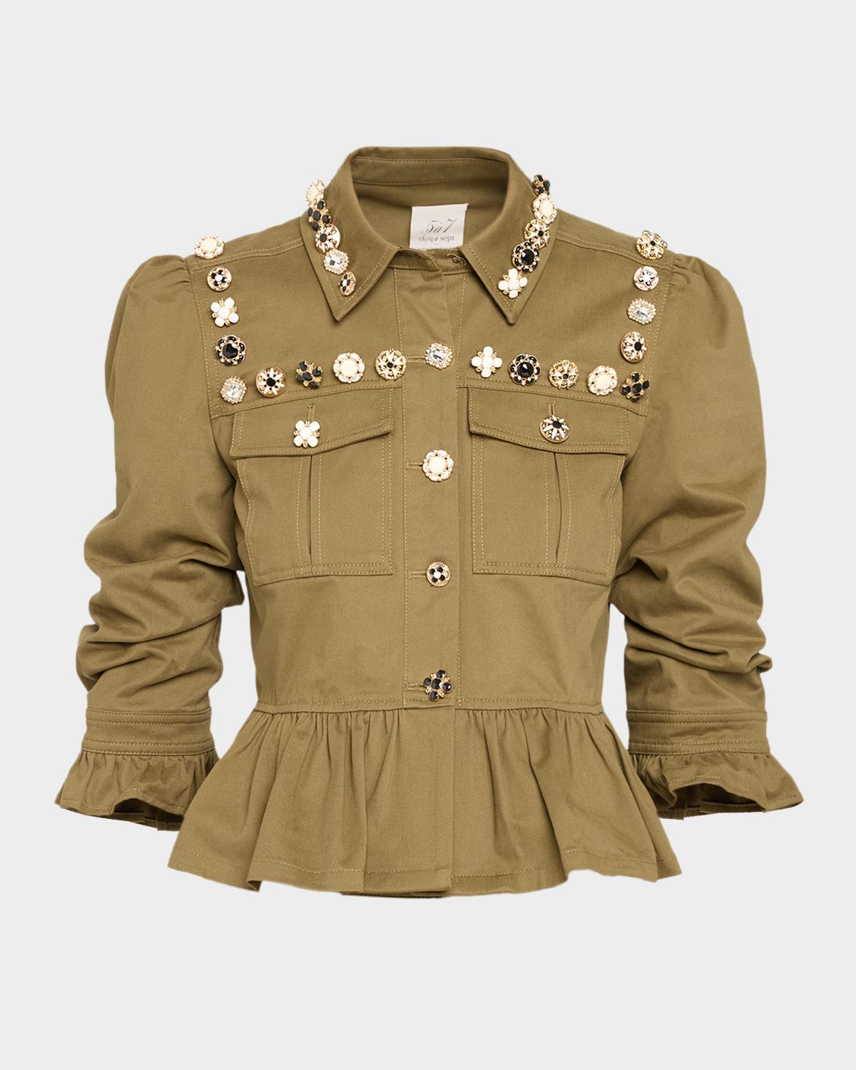 Cinq à Sept Mixed Buttons Delanie Jacket
