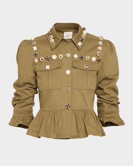 Cinq à Sept Mixed Buttons Delanie Jacket