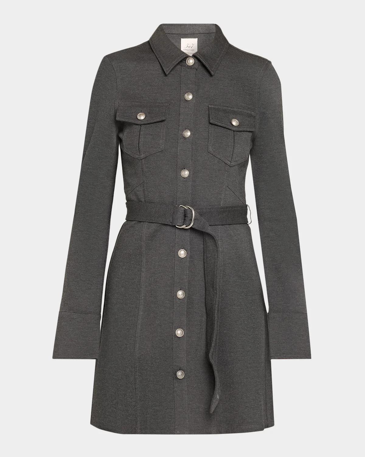 Cinq à Sept Ponte Aliza Mini Shirtdress