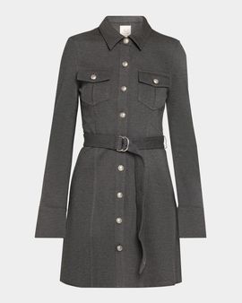 Cinq à Sept Ponte Aliza Mini Shirtdress
