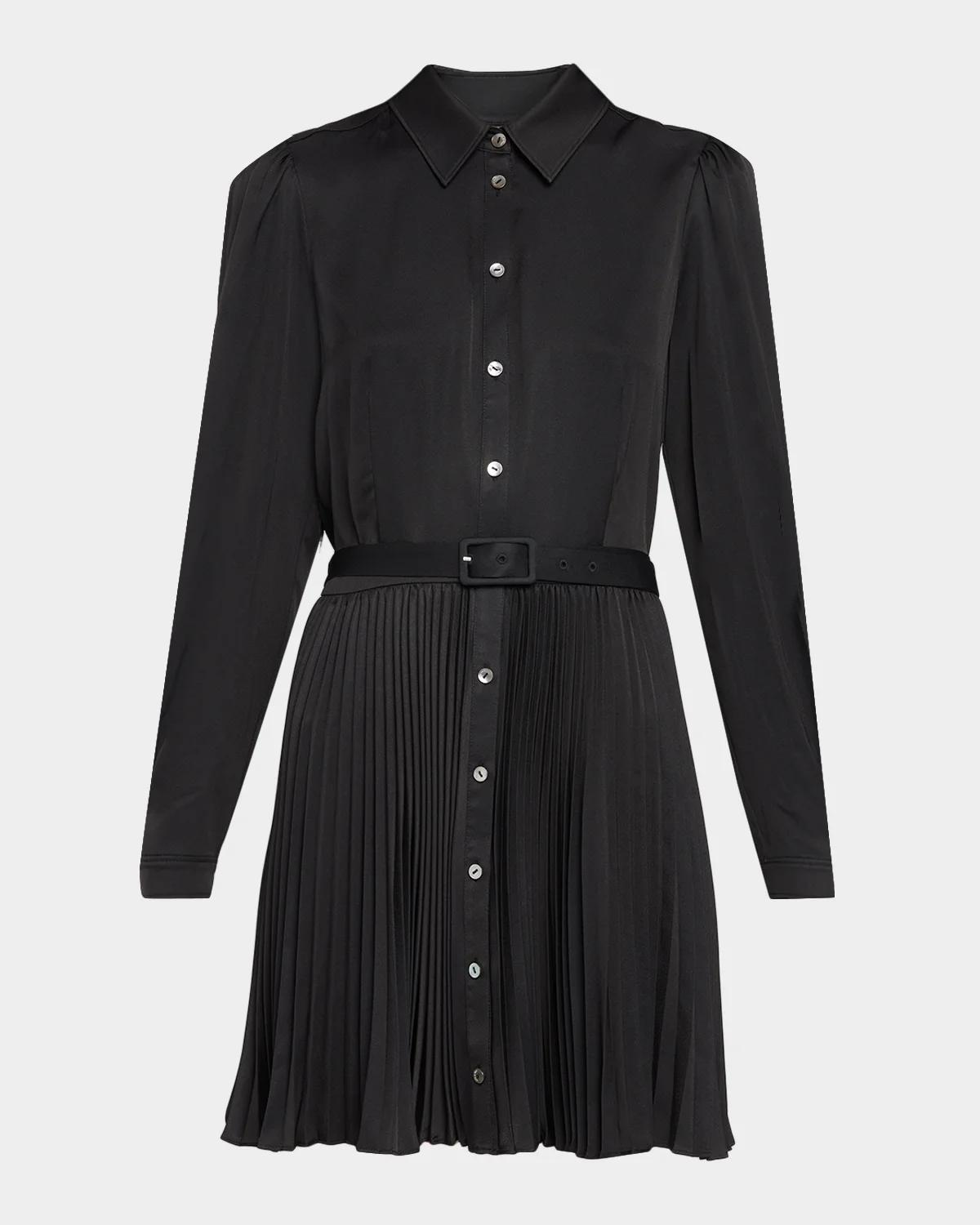 Cinq à Sept Reynolds Belted Mini Shirtdress