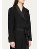 Cinq à Sept Romilly Cropped Tuxedo Jacket - 4