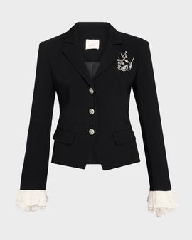 Cinq à Sept Sorren Embellished Blazer