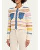 Cinq à Sept Suki Denim & Wool Combo Cardigan - 4