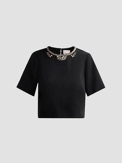 Cinq à Sept Women's Adona Crystal-Embellished Top