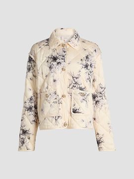 Cinq à Sept Women's Alexa Hand-Sketched Floral Jacket