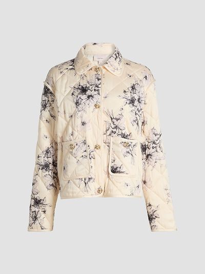 Cinq à Sept Women's Alexa Hand-Sketched Floral Jacket