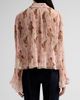 Cinq à Sept Women's Aleyna Loveletter Floral Pleated Ruffle Top - 3