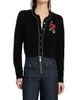 Cinq à Sept Women's Allura Crystal Brooch-Embellished Bouclé Cardigan - 3