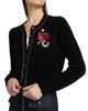 Cinq à Sept Women's Allura Crystal Brooch-Embellished Bouclé Cardigan - 6