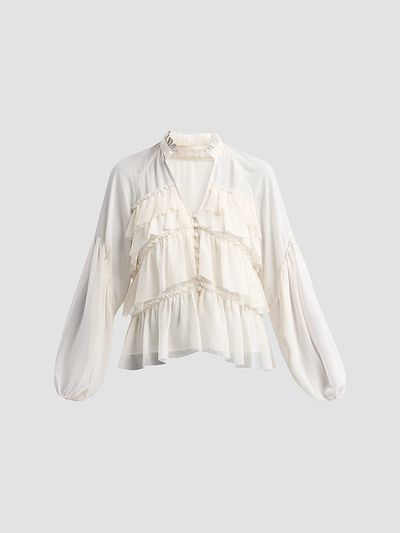 Cinq à Sept Women's Amoura Ruffle Top