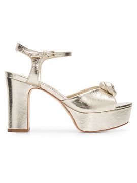 Cinq à Sept Women's Arianna 10MM Leather Platform Sandals