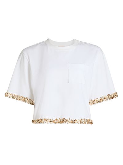 Cinq à Sept Women's Asa Sunflare Floral Crop Top