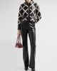 Cinq à Sept Women's Audree Crochet-Trim Faux Leather Jacket - 2