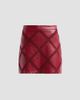 Cinq à Sept Women's Audree Faux-Leather Mini Skirt - 6