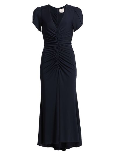 Cinq à Sept Women's Aviva Gathered Tulip-Sleeve Midi-Dress