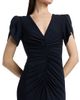 Cinq à Sept Women's Aviva Gathered Tulip-Sleeve Midi-Dress - 6