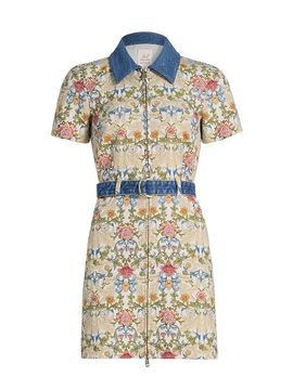 Cinq à Sept Women's Bea Floral Jacquard Minidress