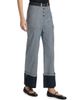 Cinq à Sept Women's Benji Tipped Wide-Leg Pants - 4